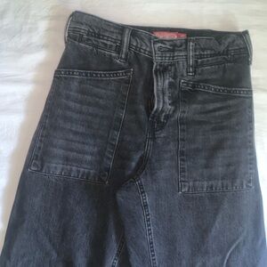 Women’s Lucky Brand Wide Leg High Rise Black Jeans